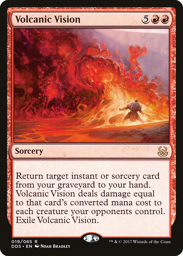 Volcanic Vision (DDS-019) [Misc] Duel Decks: Mind vs. Might MTG Single Wizards of the Coast