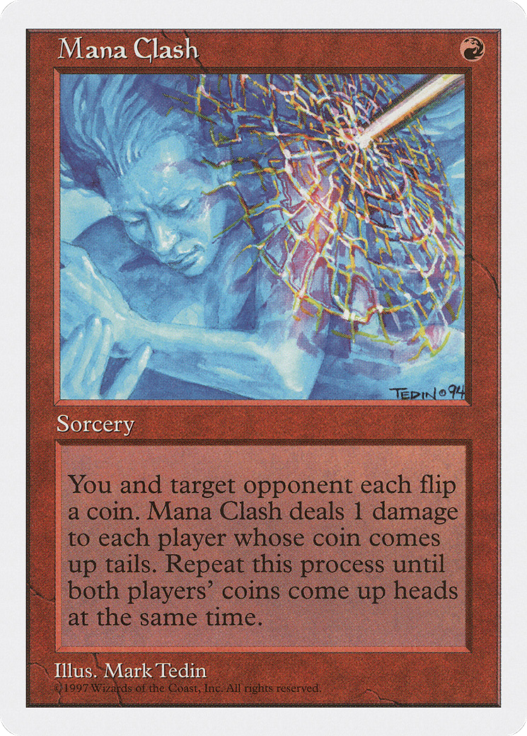 Mana Clash (5ED-248) [Fifth Edition] MTG Single Magic: The Gathering