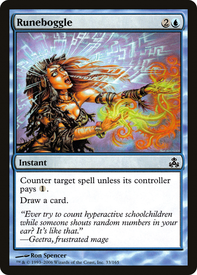 Runeboggle (GPT-033) [Guildpact] Foil MTG Single Wizards of the Coast