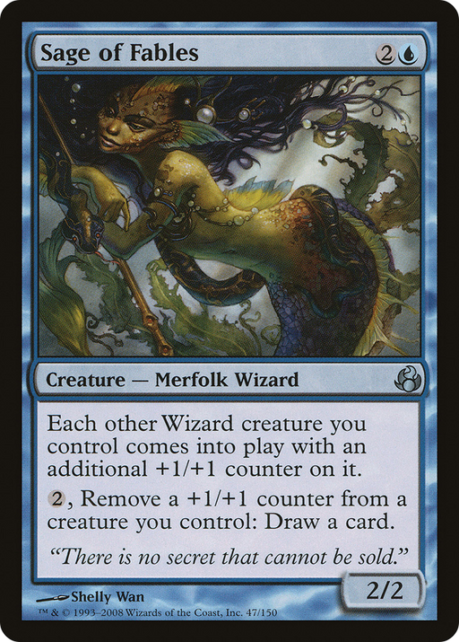 Sage of Fables (MOR-047) [Morningtide] Foil MTG Single Wizards of the Coast