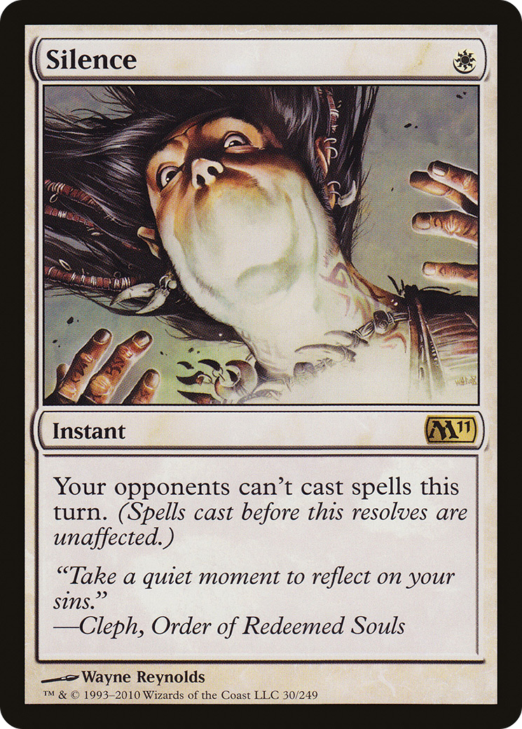 Silence (M11-030) [Magic 2011] Foil MTG Single Wizards of the Coast