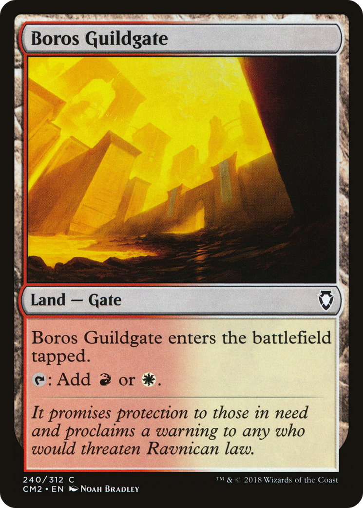 Boros Guildgate (CM2-240) [Commander Anthology Volume II] MTG Single Wizards of the Coast