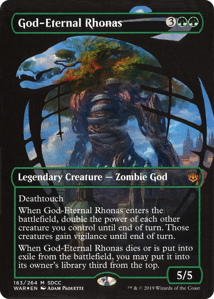 God-Eternal Rhonas (SDCC 2019 Exclusive) (MEDIA-163) [Misc] San Diego Comic-Con 2019 (Borderless) MTG Single Wizards of the Coast