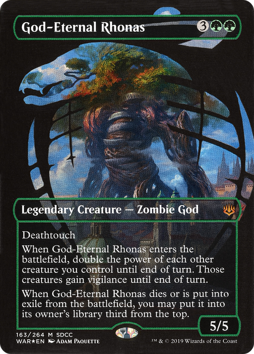 God-Eternal Rhonas (SDCC 2019 Exclusive) (MEDIA-163) [Misc] San Diego Comic-Con 2019 (Borderless) MTG Single Wizards of the Coast