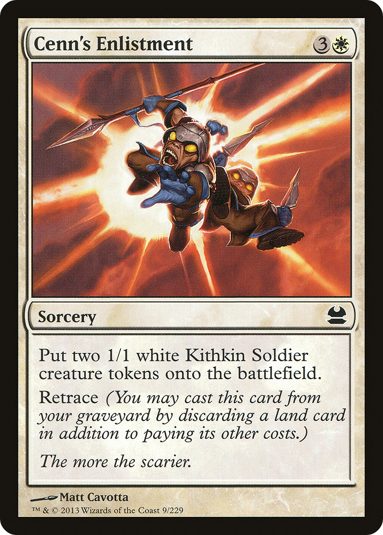 Cenn's Enlistment (MMA-009) [Modern Masters] MTG Single Wizards of the Coast