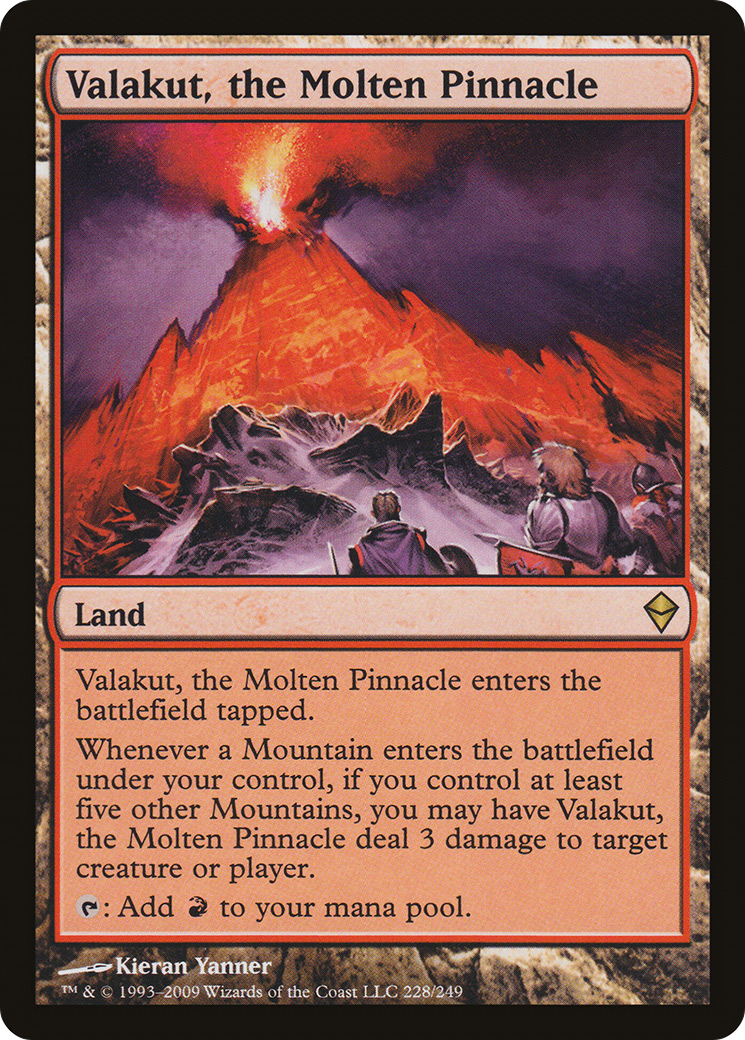 Valakut, the Molten Pinnacle (ZEN-228) [Zendikar] Foil MTG Single Wizards of the Coast
