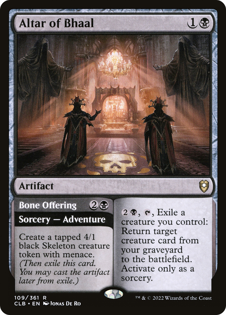 Altar of Bhaal (CLB-109) [Commander Legends: Battle for Baldur's Gate] MTG Single Wizards of the Coast