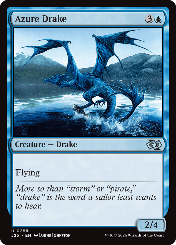 Azure Drake (J25-288) [Foundations Jumpstart] MTG Single Wizards of the Coast