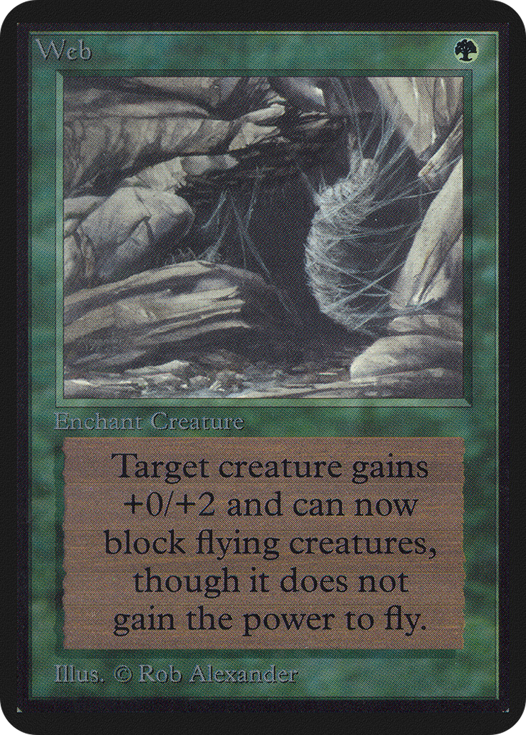 Web (LEA-) [Oldschool] Limited Edition Alpha MTG Single Wizards of the Coast