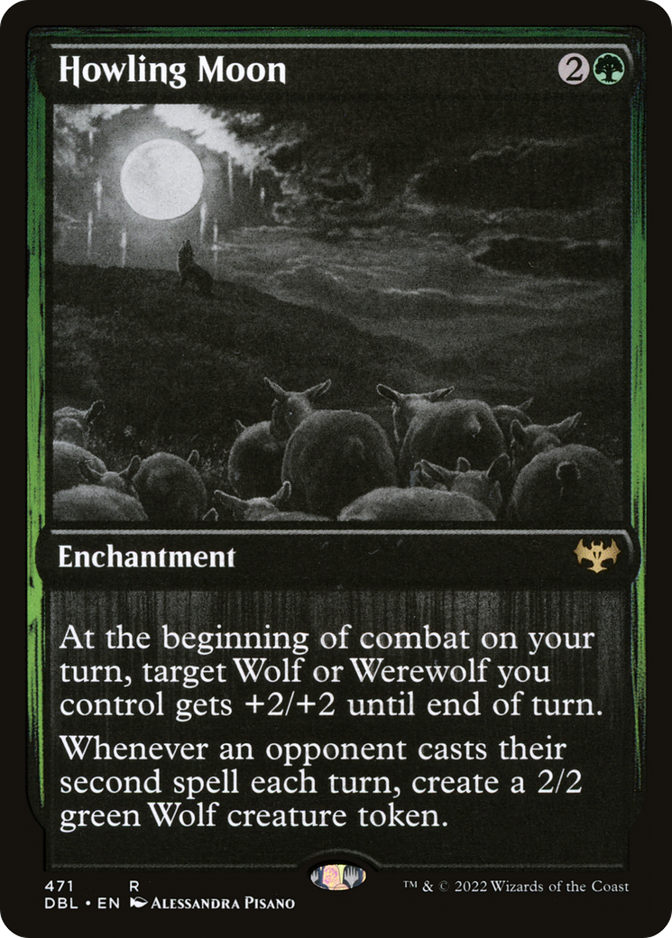 Howling Moon (DBL-471) [Innistrad: Double Feature] MTG Single Wizards of the Coast