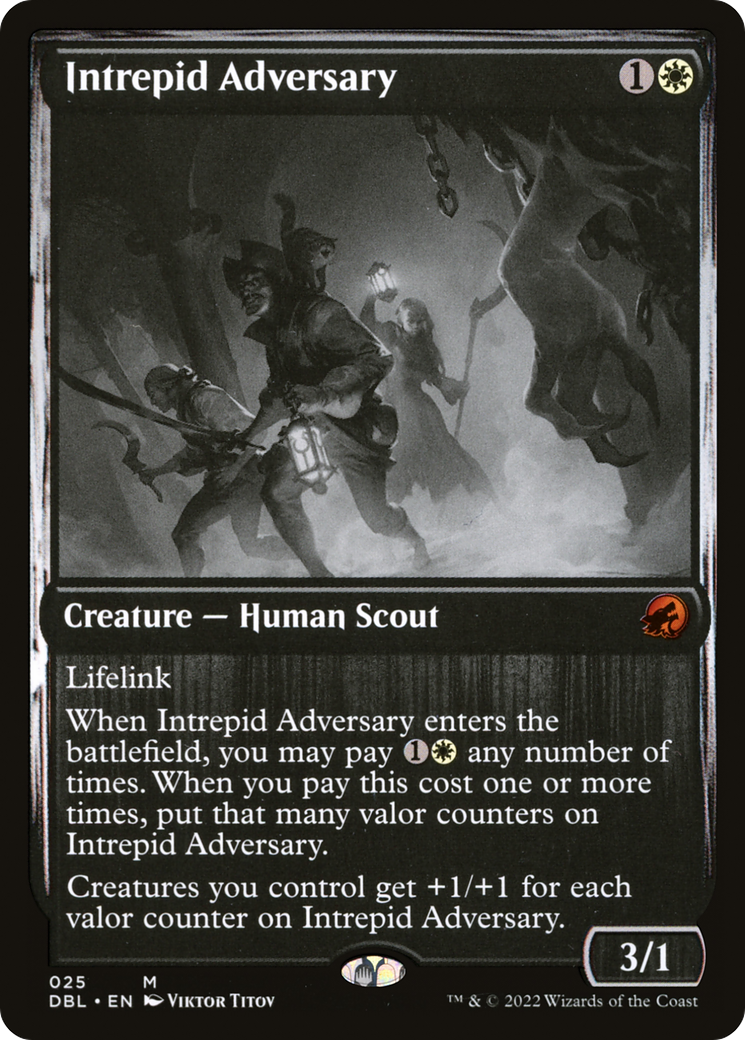 Intrepid Adversary (DBL-025) [Innistrad: Double Feature] MTG Single Wizards of the Coast