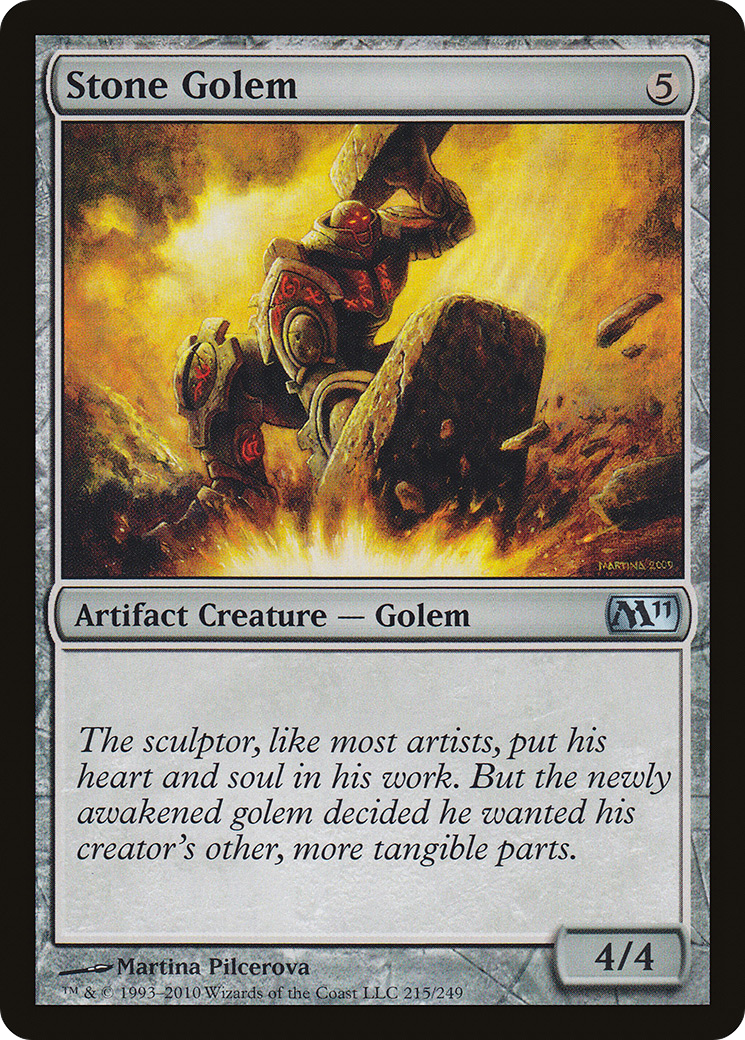 Stone Golem (M11-215) [Magic 2011] MTG Single Wizards of the Coast