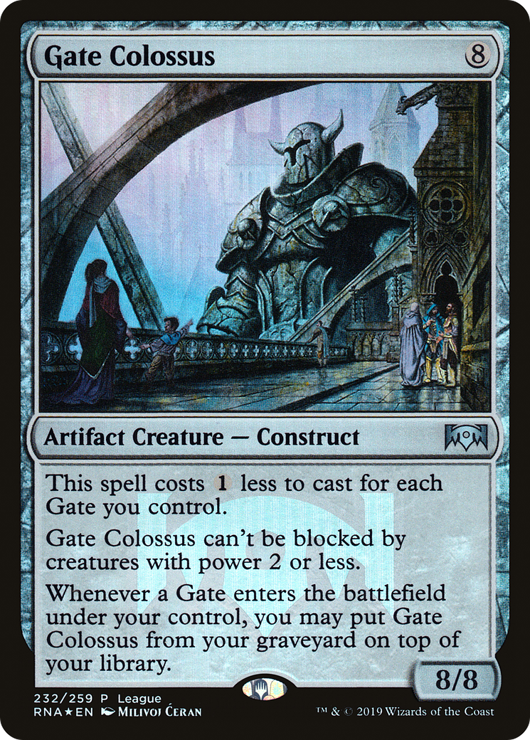 Gate Colossus (LEP-232) [Ravnica Allegiance Promos] Foil MTG Single Wizards of the Coast