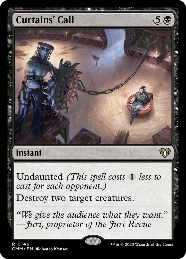 Curtains' Call (CMM-146) [Commander Masters] MTG Single Wizards of the Coast