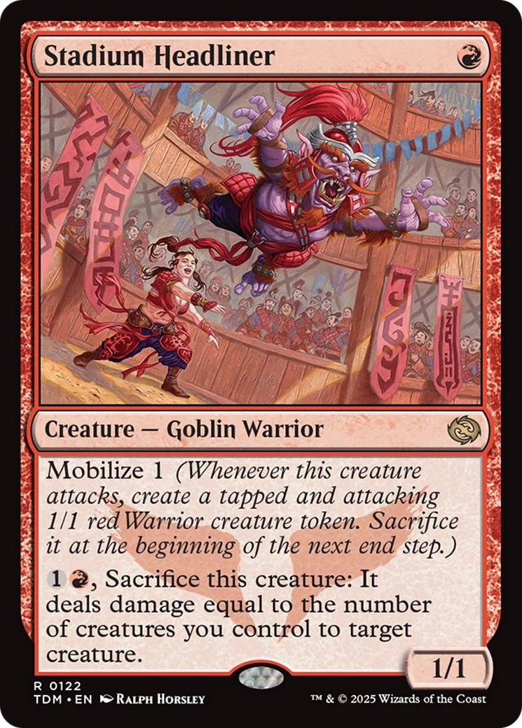 Stadium Headliner (TDM-122) [Tarkir: Dragonstorm] MTG Single Wizards of the Coast