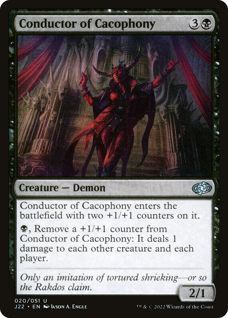 Conductor of Cacophony (J22-020) [Jumpstart 2022] MTG Single Wizards of the Coast
