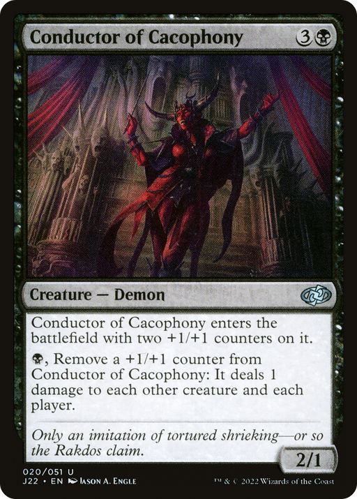 Conductor of Cacophony (J22-020) [Jumpstart 2022] MTG Single Wizards of the Coast