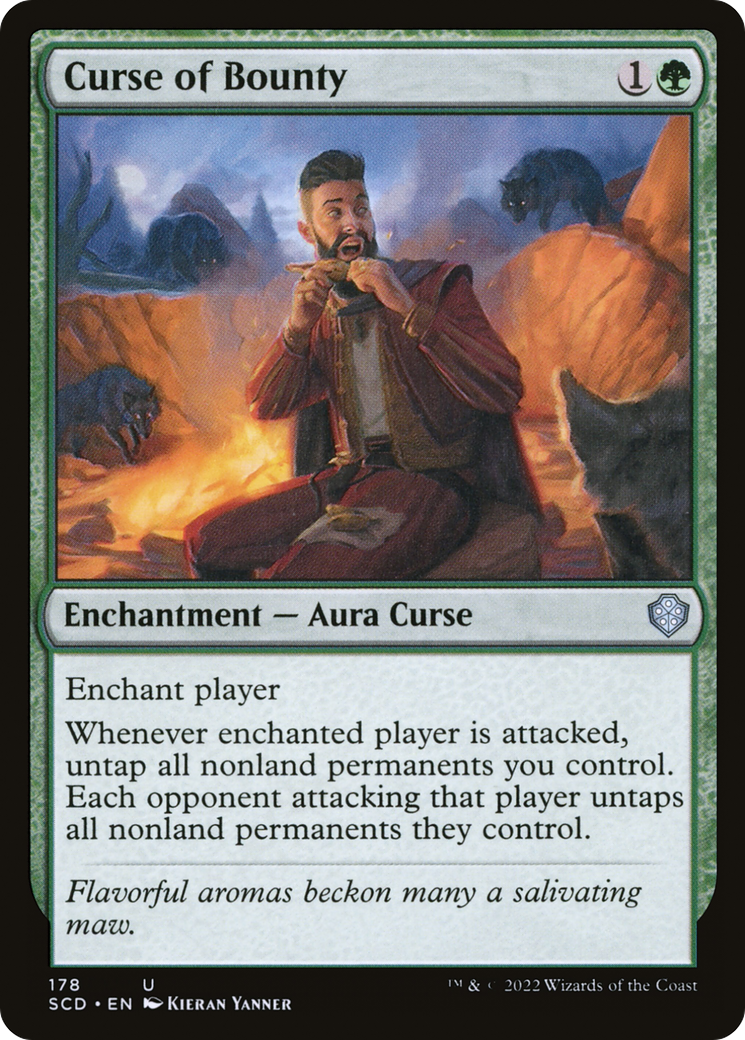 Curse of Bounty (SCD-178) [Starter Commander Decks] MTG Single Wizards of the Coast