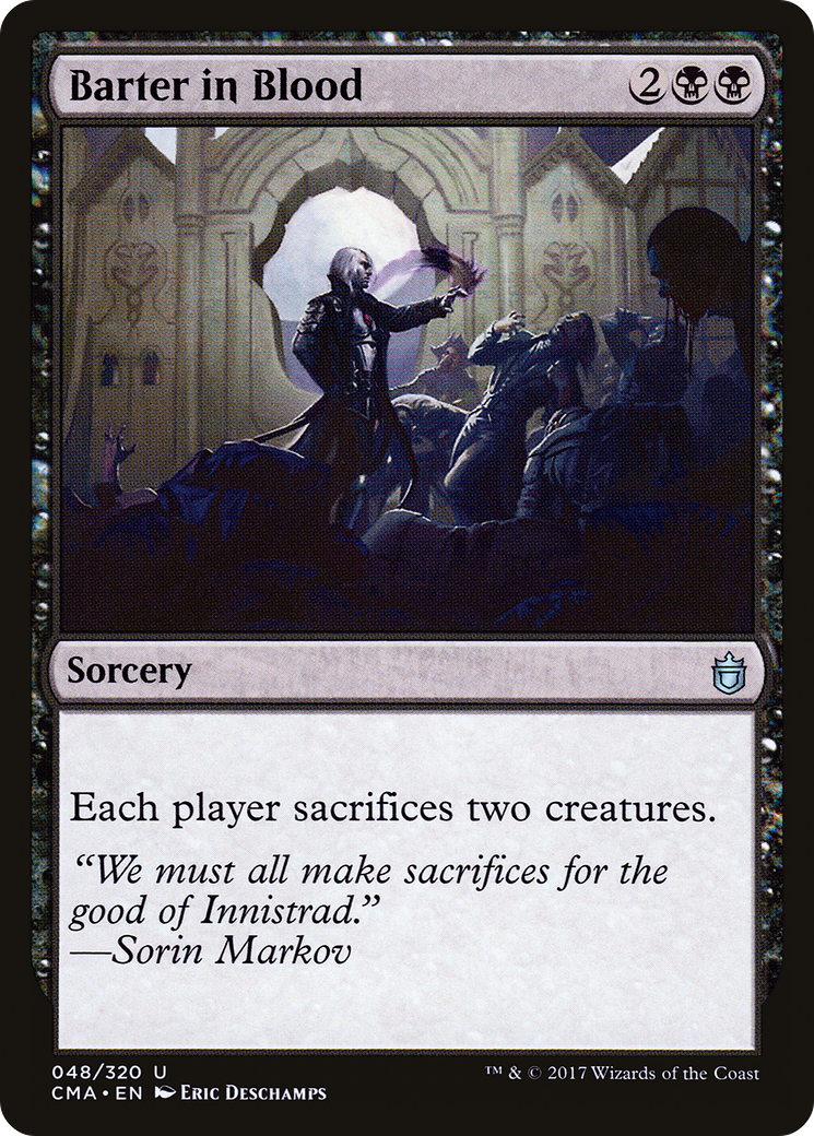 Barter in Blood (CMA-048) [Commander Anthology] MTG Single Wizards of the Coast