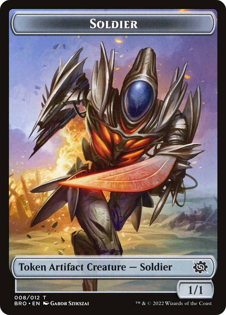 Soldier (TBRO-008) [Tokens] The Brothers' War Tokens MTG Single Wizards of the Coast