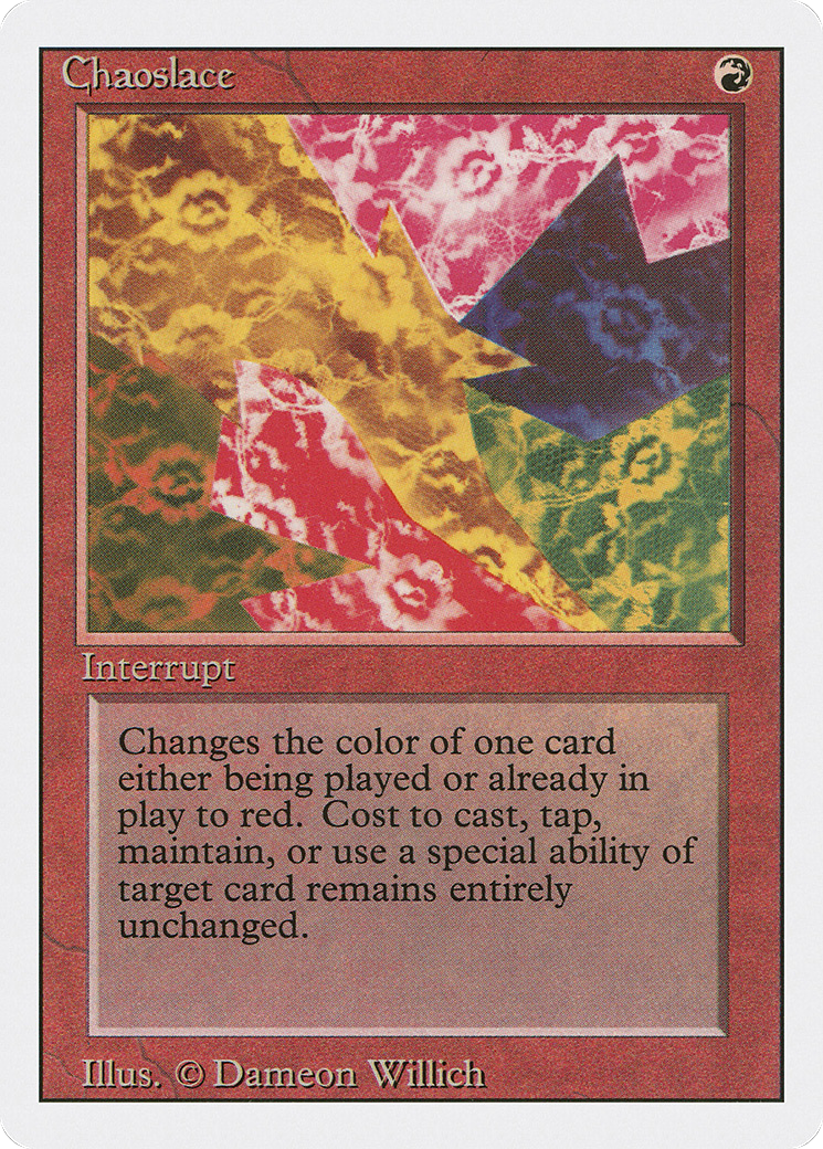Chaoslace (3ED-141) [Revised Edition] MTG Single Wizards of the Coast
