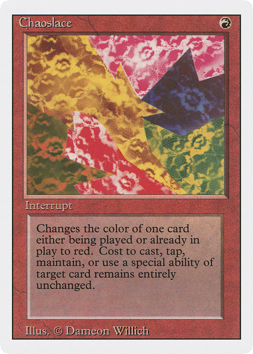 Chaoslace (3ED-141) [Revised Edition] MTG Single Wizards of the Coast