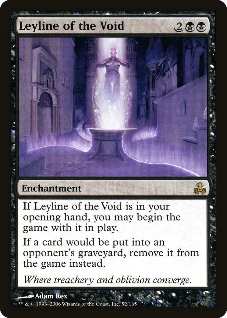 Leyline of the Void (GPT-052) [Guildpact] Foil MTG Single Wizards of the Coast