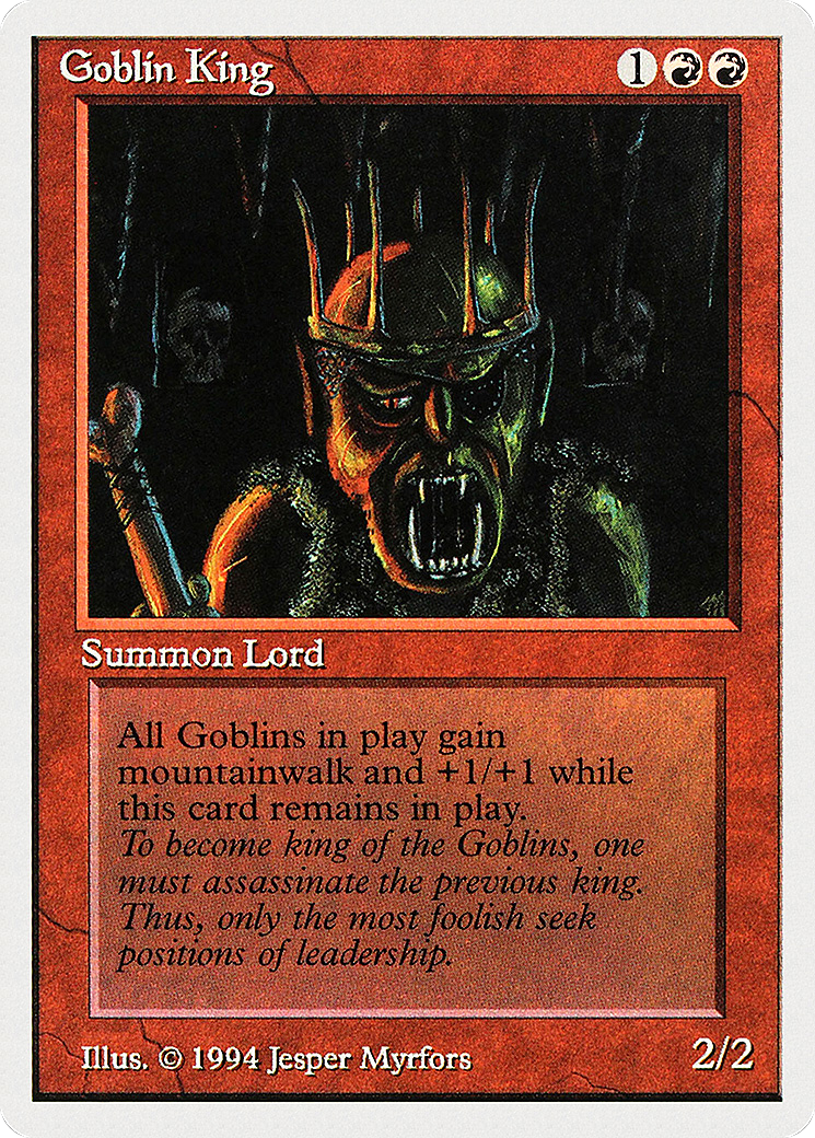 Goblin King (SUM-155) [Misc] Summer Magic / Edgar MTG Single Wizards of the Coast