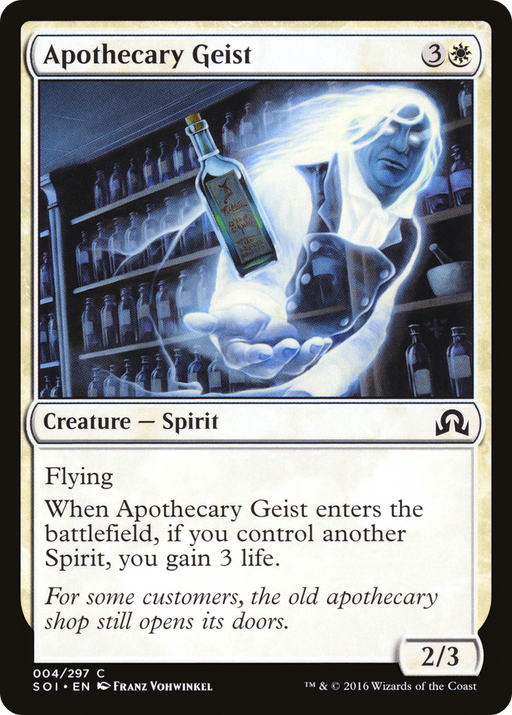 Apothecary Geist (SOI-004) [Shadows over Innistrad] MTG Single Wizards of the Coast
