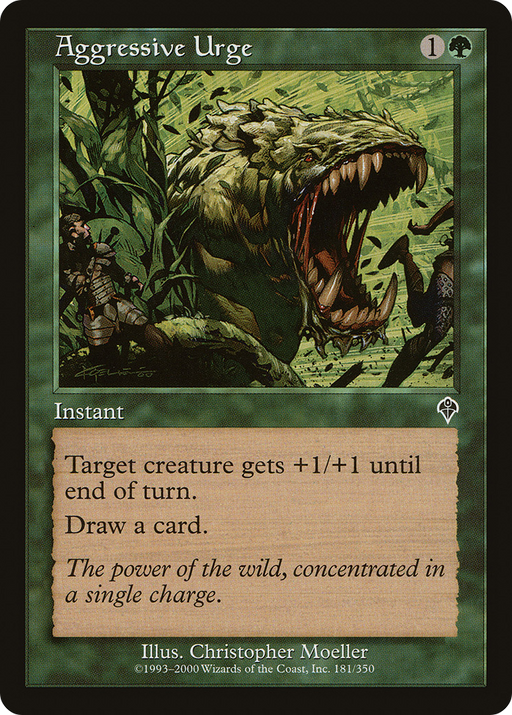Aggressive Urge (INV-181) [Invasion] MTG Single Wizards of the Coast