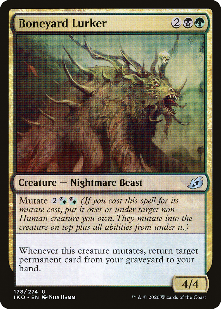 Boneyard Lurker (IKO-178) [Ikoria: Lair of Behemoths] MTG Single Wizards of the Coast