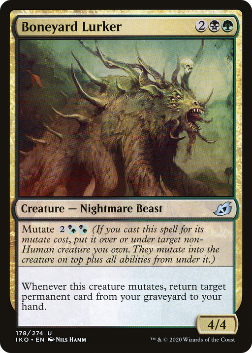 Boneyard Lurker (IKO-178) [Ikoria: Lair of Behemoths] MTG Single Wizards of the Coast