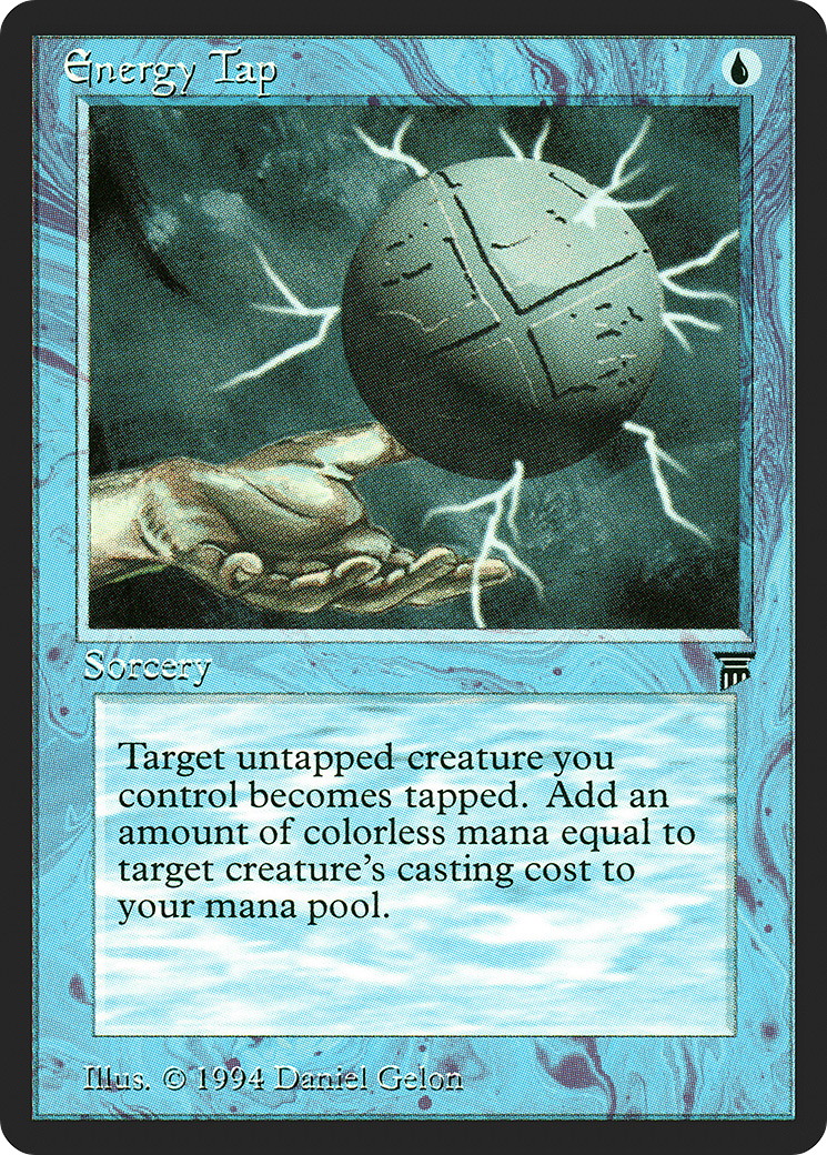 Energy Tap (LEG-054) [Oldschool] Legends MTG Single Wizards of the Coast