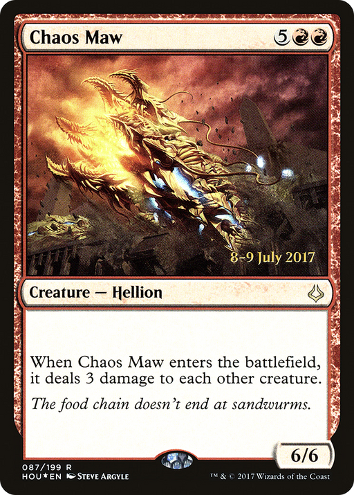 Chaos Maw (PRE-87S) [Hour of Devastation Promos] Foil MTG Single Wizards of the Coast