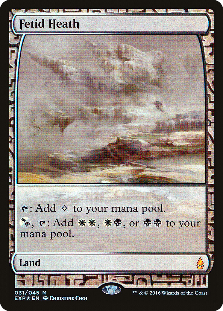 Fetid Heath (EXP-031) [Zendikar Expeditions] Foil MTG Single Wizards of the Coast
