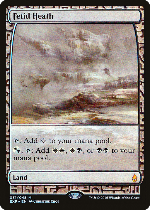 Fetid Heath (EXP-031) [Zendikar Expeditions] Foil MTG Single Wizards of the Coast