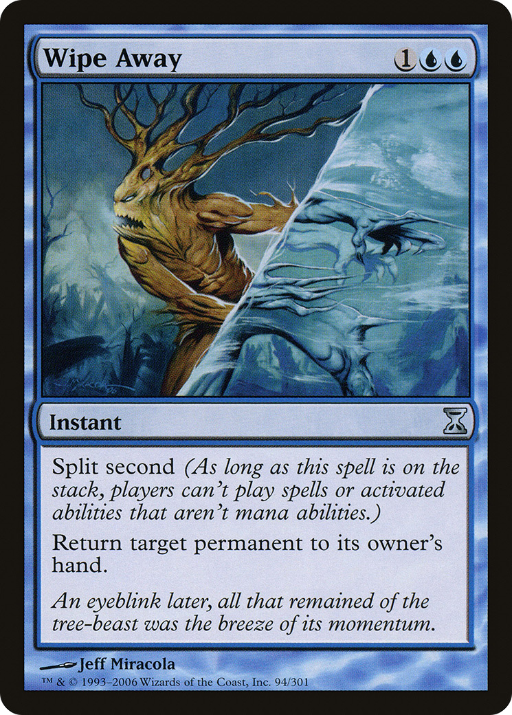 Wipe Away (TSP-094) [Time Spiral] MTG Single Wizards of the Coast