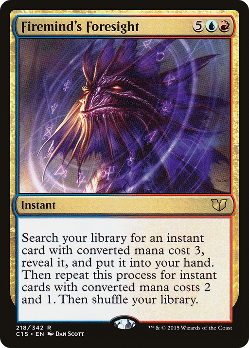 Firemind's Foresight (C15-218) [Commander 2015] MTG Single Wizards of the Coast