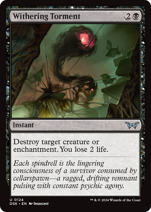 Withering Torment (DSK-124) [Duskmourn: House of Horror] MTG Single Wizards of the Coast
