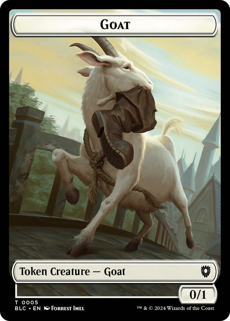 Goat (TBLC-005) [Tokens] Bloomburrow Commander Tokens Foil MTG Single Wizards of the Coast