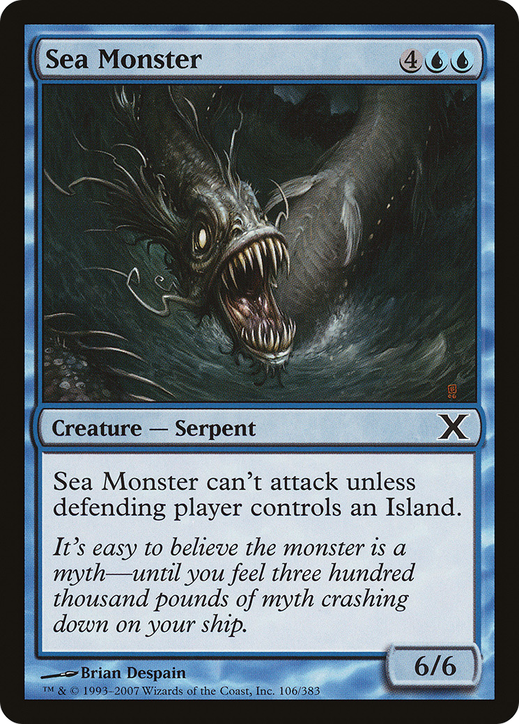 Sea Monster (10E-106) [Tenth Edition] MTG Single Wizards of the Coast