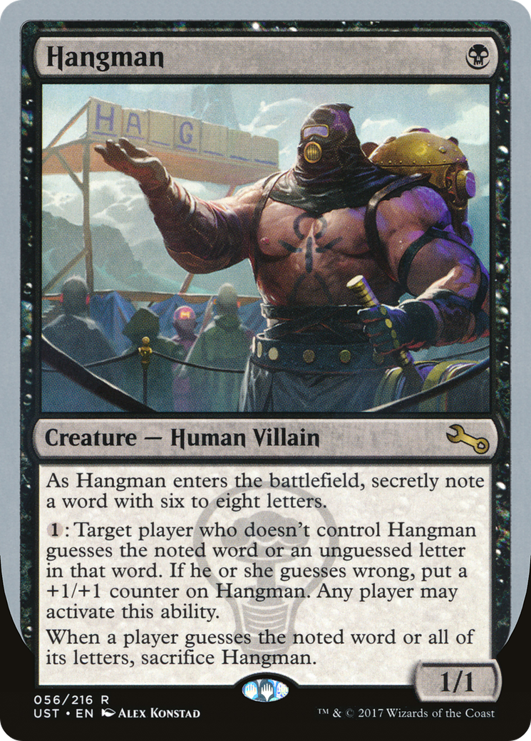 Hangman (UST-056) [Unstable] Foil MTG Single Wizards of the Coast