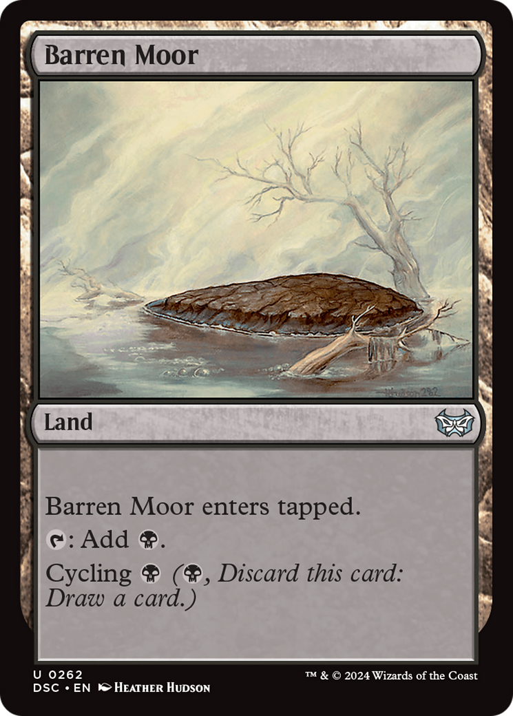 Barren Moor (DSC-262) [Duskmourn: House of Horror Commander] MTG Single Wizards of the Coast