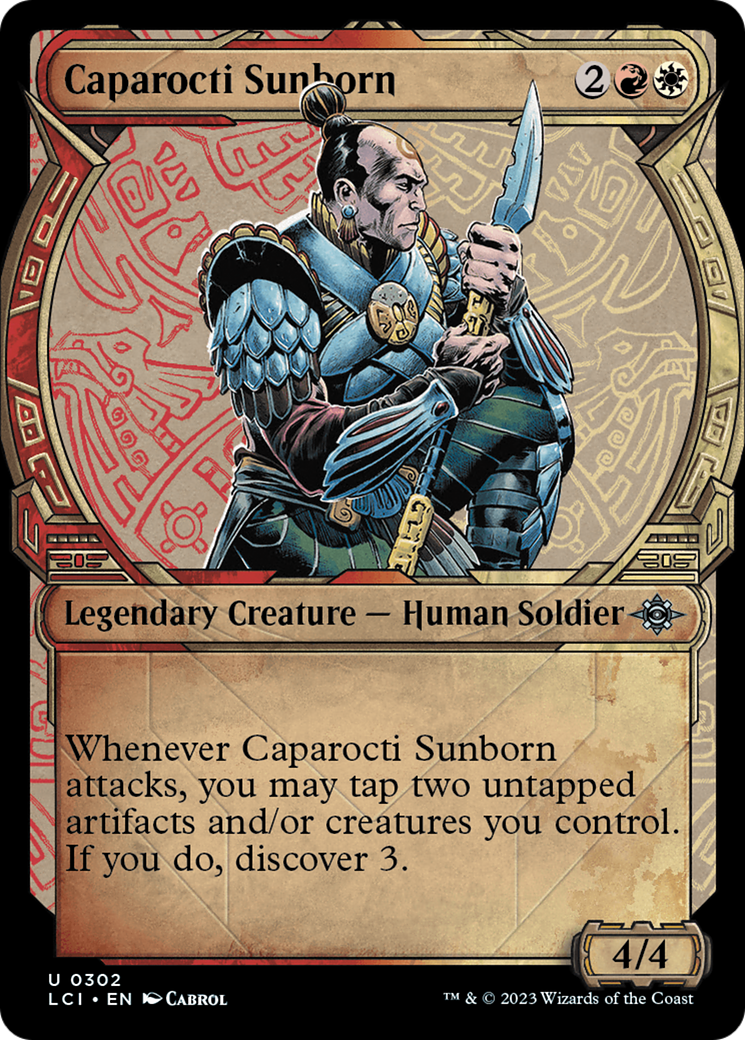 Caparocti Sunborn (LCI-302) [The Lost Caverns of Ixalan] (Showcase) MTG Single Wizards of the Coast
