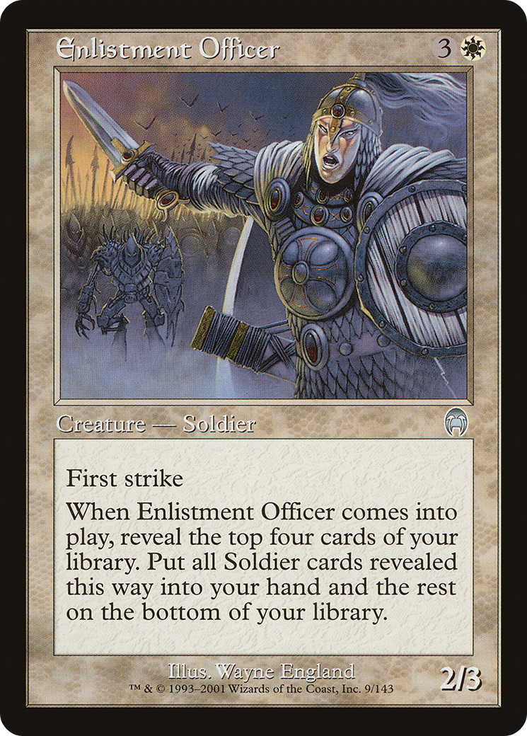 Enlistment Officer (APC-009) [Apocalypse] MTG Single Wizards of the Coast