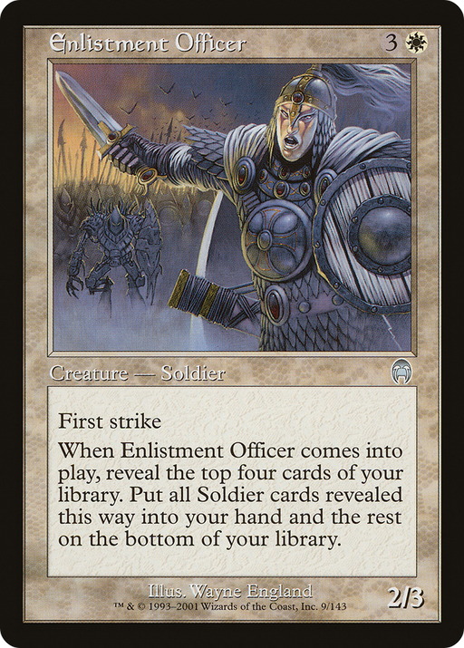 Enlistment Officer (APC-009) [Apocalypse] MTG Single Wizards of the Coast
