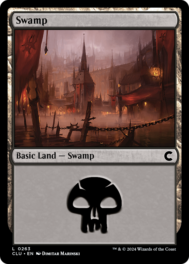 Swamp (0263) (CLU-263) [Ravnica: Clue Edition] MTG Single Wizards of the Coast