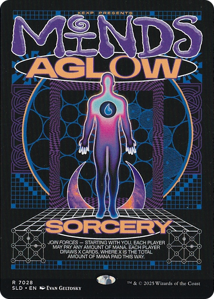 Minds Aglow (SLD-7028) [Secret Lair] Drop MTG Single Wizards of the Coast