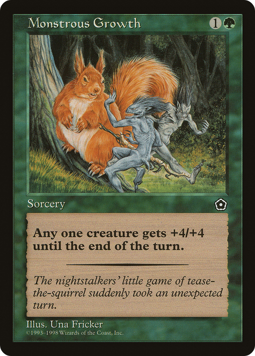 Monstrous Growth (P02-133) [Misc] Portal Second Age MTG Single Wizards of the Coast