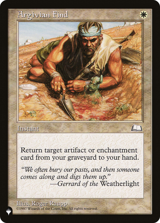 Argivian Find (LIST-) [Mystery Booster] The List MTG Single Wizards of the Coast